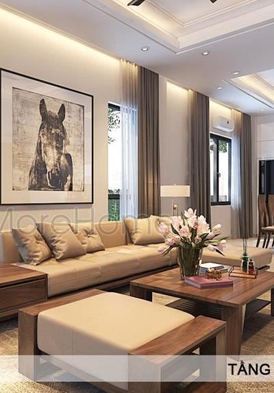 Thi công nội thất biệt thự tân cổ điển sang trọng tại Ciputra Hà Nội