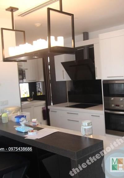 Thi công nội thất căn hộ Duplex hiện đại tại Mandarin Garden -  chị Phương