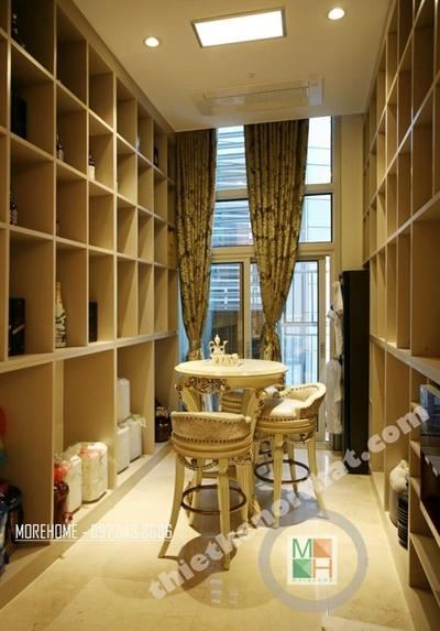 Thi công nội thất căn hộ tân cổ điển cao cấp tại PentHouse Keangnam	